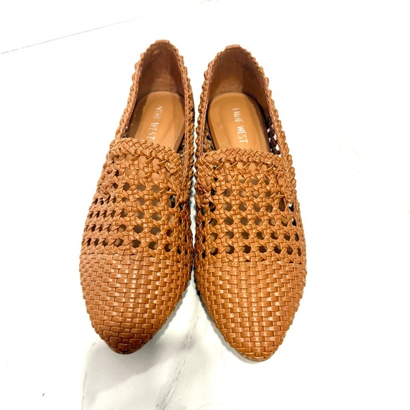 Nine West Tan Woven leather loafers 8.5 M - Picture 9 of 10